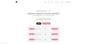 my account page blurweb app