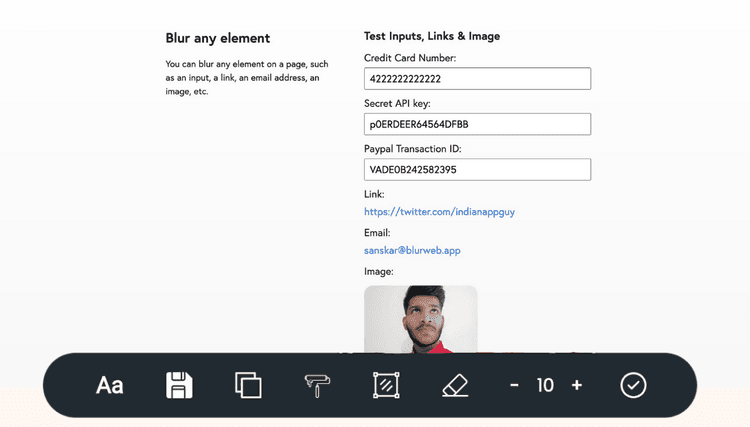 Step 3: Start Using Blurweb